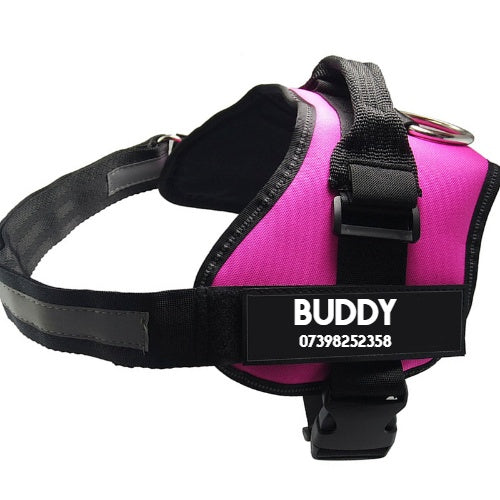 KFX-8991037 Adjustable No-Pull Dog Harness with Reflective Straps and Sturdy Handle for Outdoor Activities