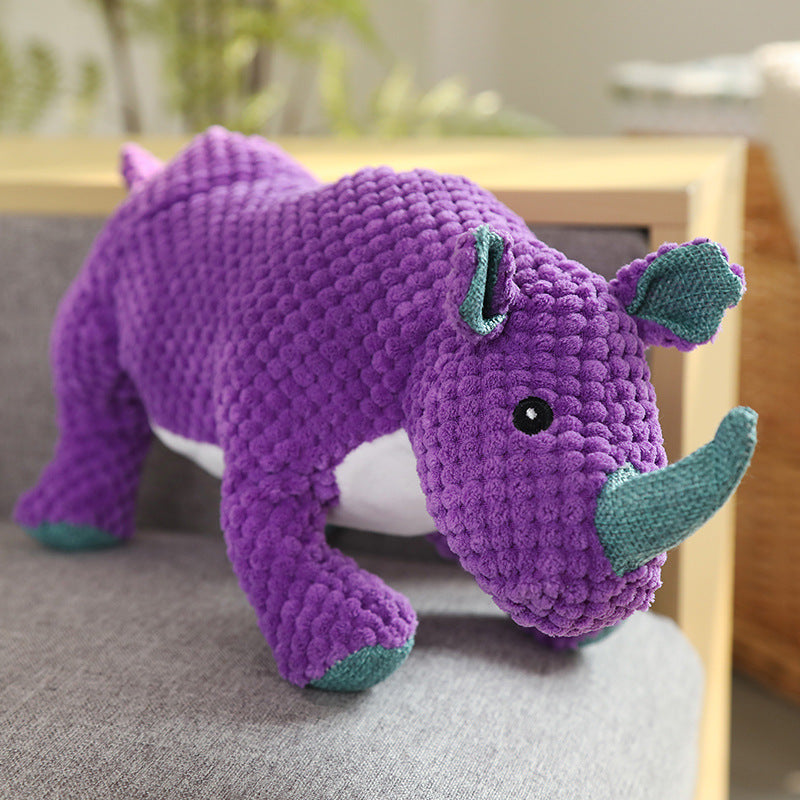 KFX-8993597 Plush Pet Toy Collection - Molar Sounding Dolls in Various Animal Designs 30-35cm