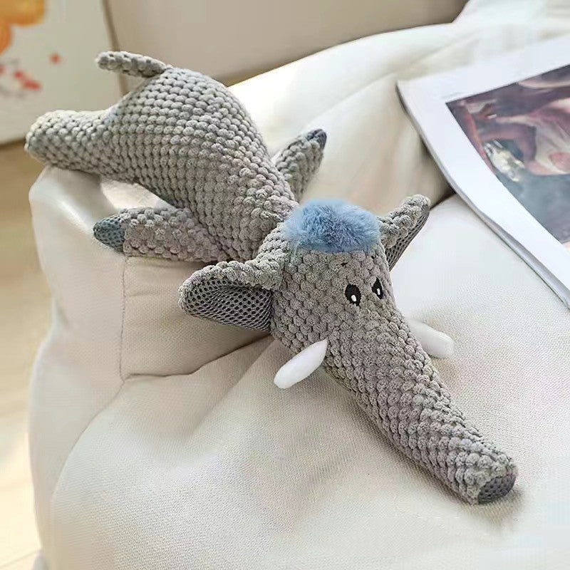 KFX-8993597 Plush Pet Toy Collection - Molar Sounding Dolls in Various Animal Designs 30-35cm