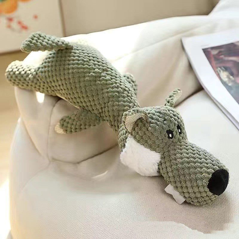 KFX-8993597 Plush Pet Toy Collection - Molar Sounding Dolls in Various Animal Designs 30-35cm