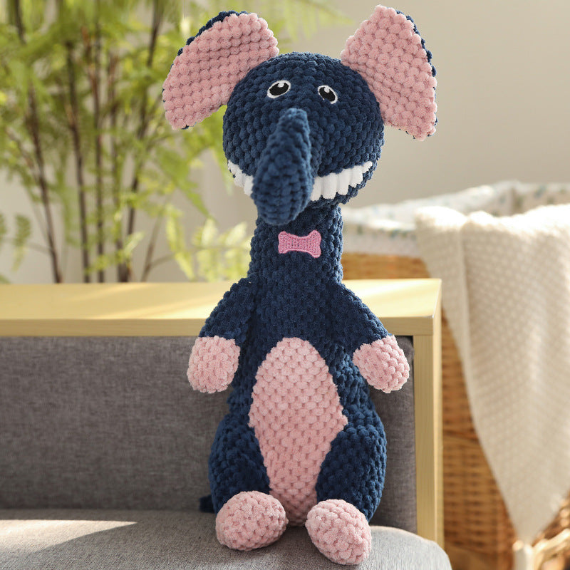KFX-8993597 Plush Pet Toy Collection - Molar Sounding Dolls in Various Animal Designs 30-35cm