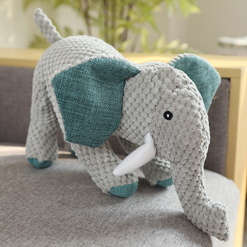 KFX-8993597 Plush Pet Toy Collection - Molar Sounding Dolls in Various Animal Designs 30-35cm