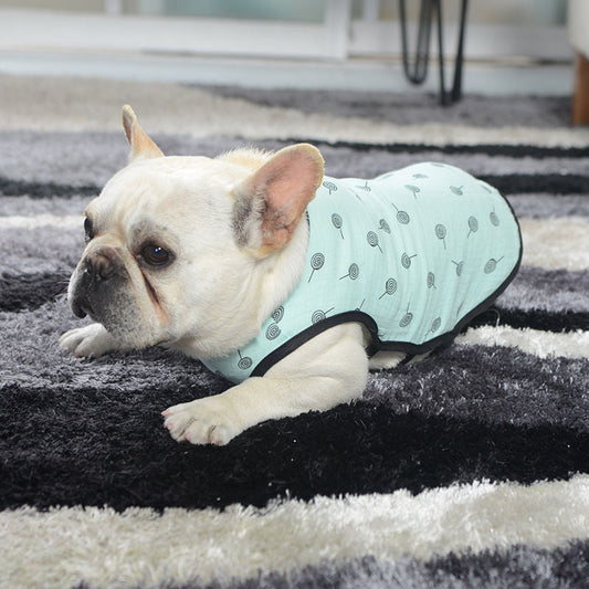 KFX-8995517 Cotton Mesh Pet Dog Vest in Various Colors and Sizes