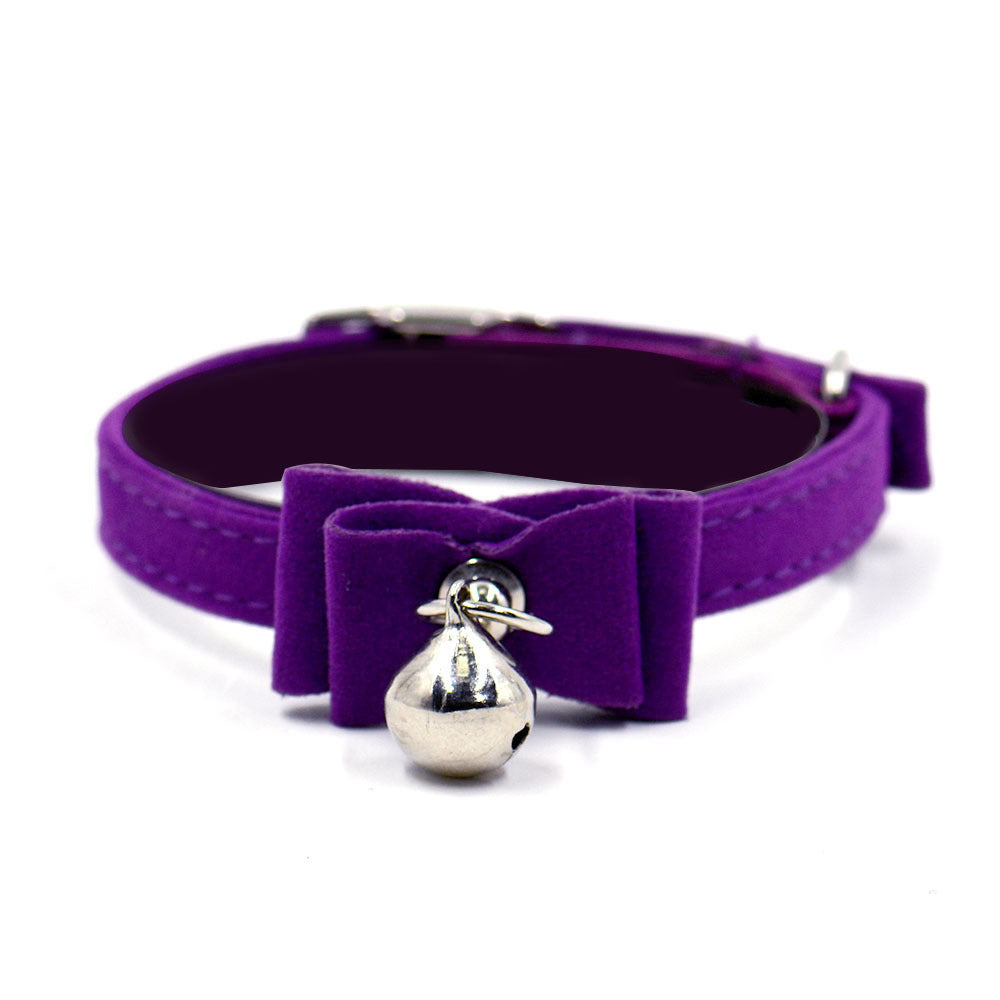 KFX-8996925 Cute Bow Tie Bell Collar for Small Dogs