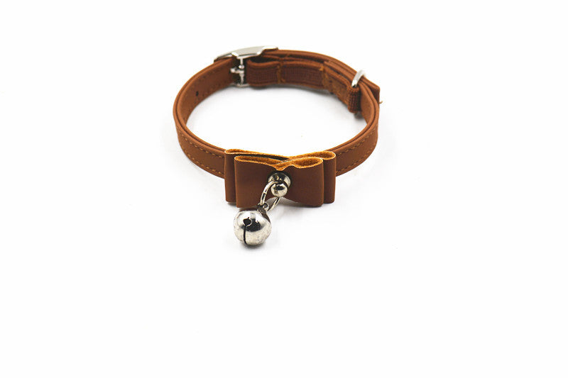 KFX-8996925 Cute Bow Tie Bell Collar for Small Dogs