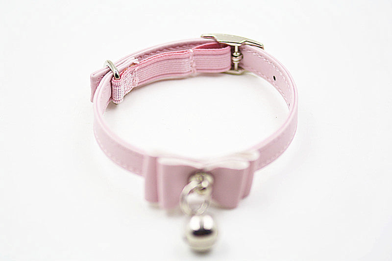 KFX-8996925 Cute Bow Tie Bell Collar for Small Dogs