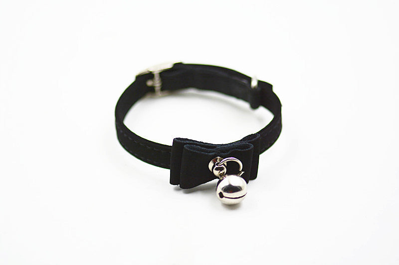 KFX-8996925 Cute Bow Tie Bell Collar for Small Dogs