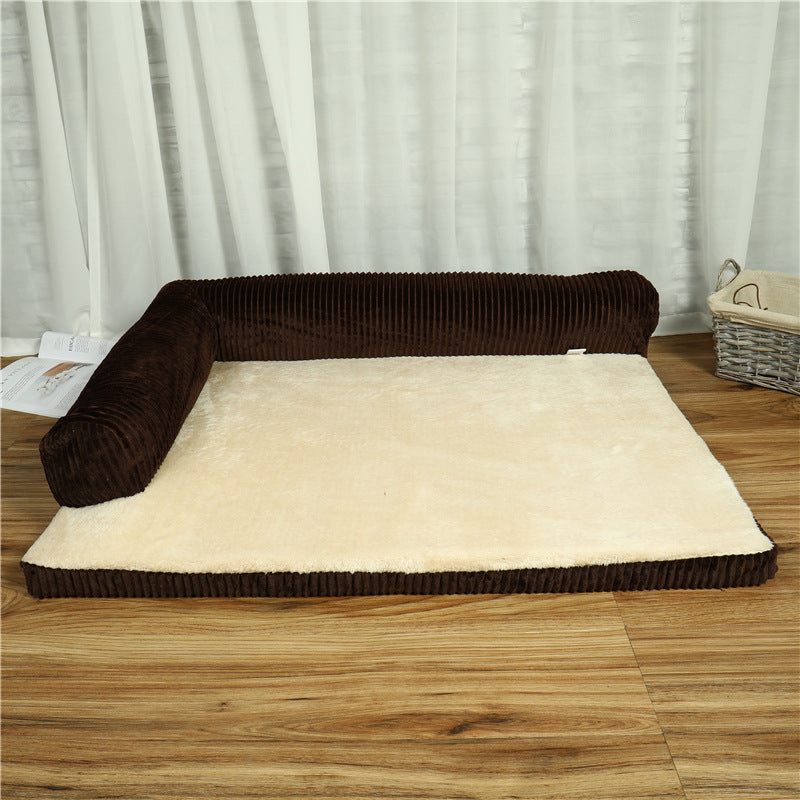 KFX-8998973 Washable Removable Dog Mat for Medium & Large Pets - Available in Grey, Coffee, Mauve
