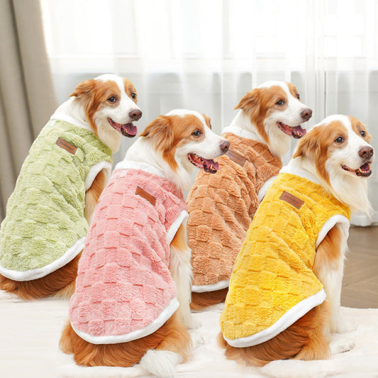 KFX-9000381 Pet Cotton Jacket for Autumn and Winter - Available in Multiple Colors and Sizes