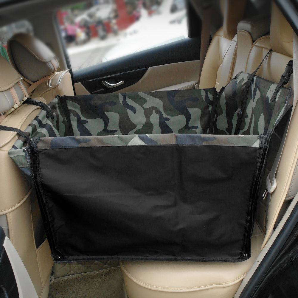 KFX-9002557 Waterproof Pet Car Mat with Easy Clean Zipper Design - 53cm x 60cm x 35cm