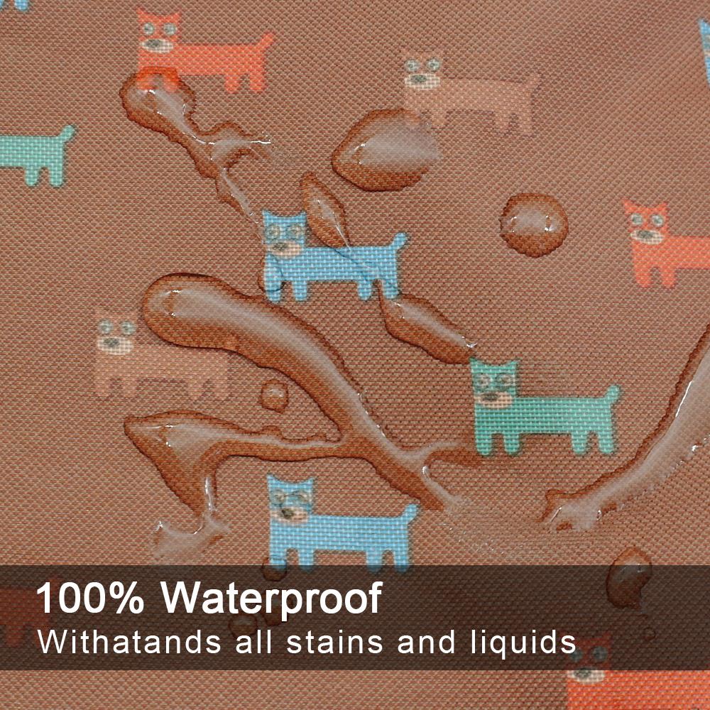 KFX-9002557 Waterproof Pet Car Mat with Easy Clean Zipper Design - 53cm x 60cm x 35cm