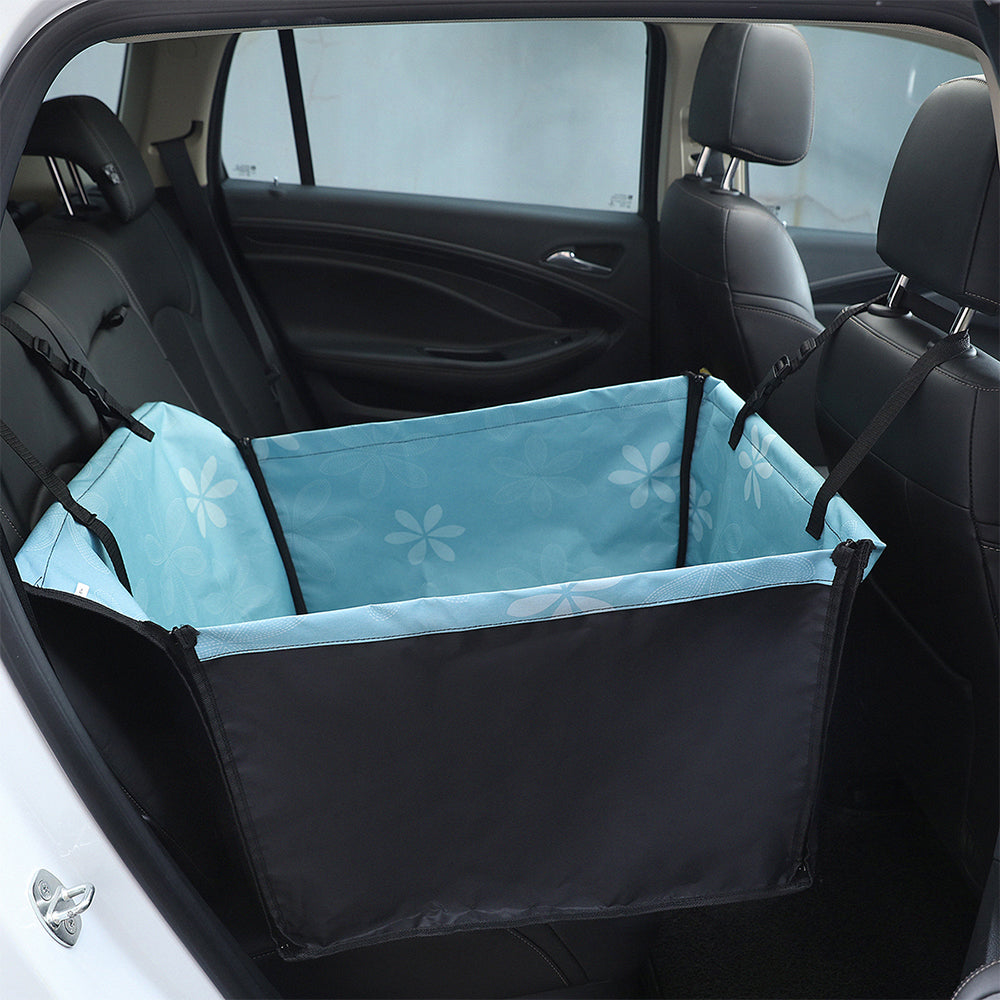 KFX-9002557 Waterproof Pet Car Mat with Easy Clean Zipper Design - 53cm x 60cm x 35cm