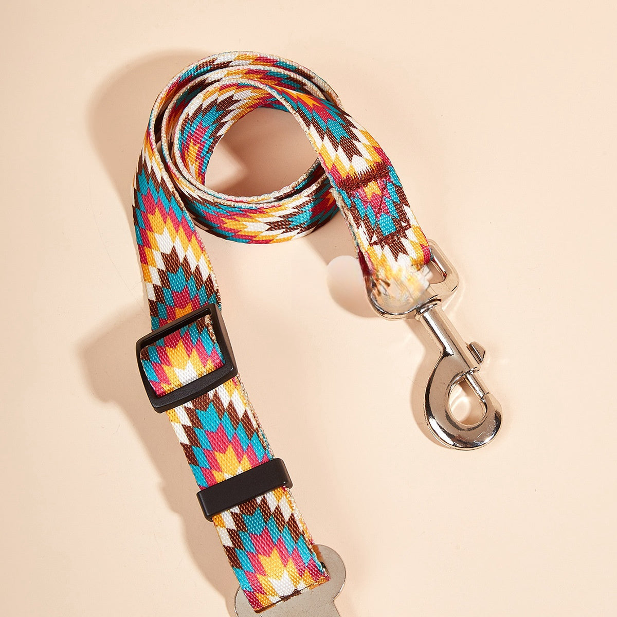 KFX-9006269 Nylon Pet Car Seat Belt with Hand Holding Rope for Dogs - Various Colors Available