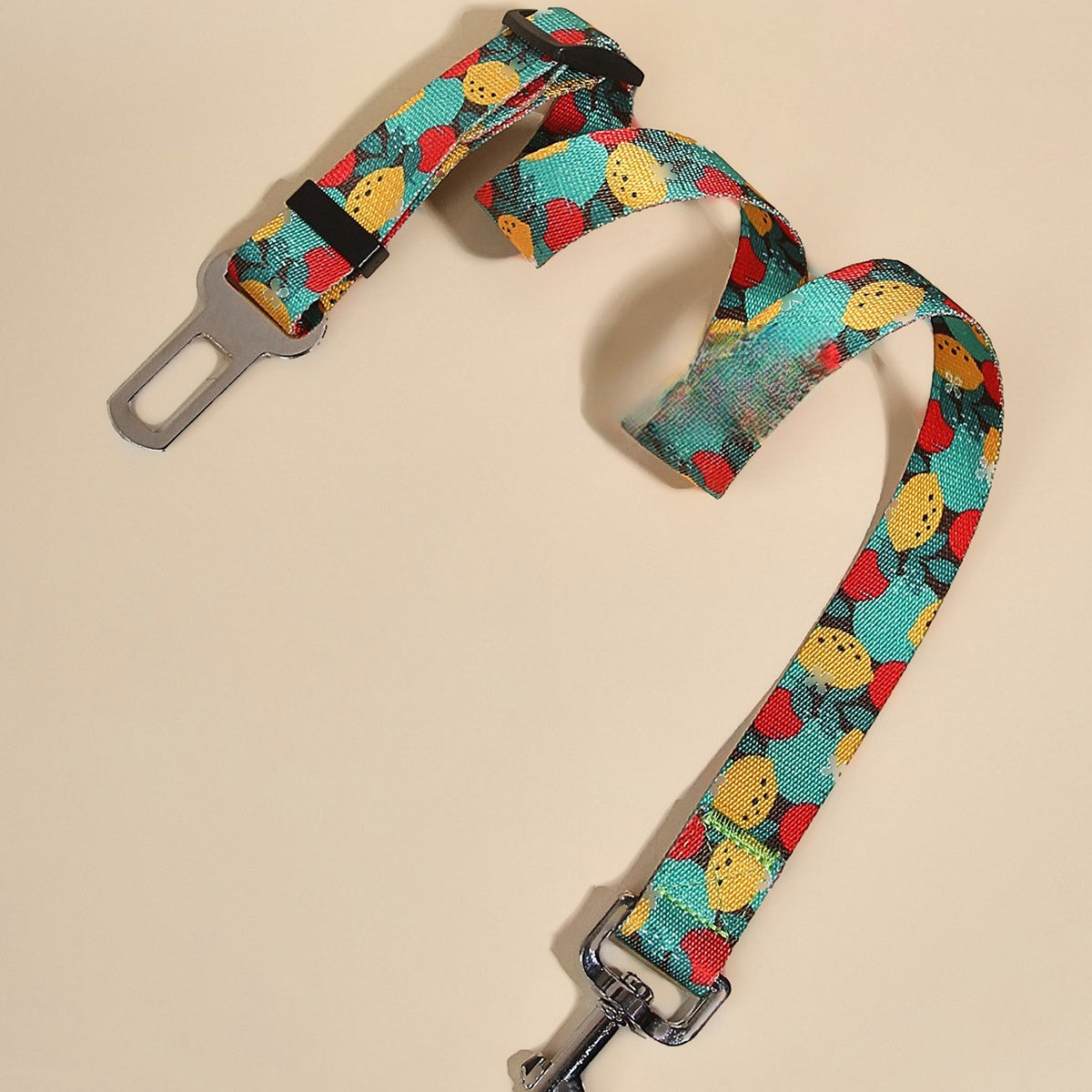 KFX-9006269 Nylon Pet Car Seat Belt with Hand Holding Rope for Dogs - Various Colors Available