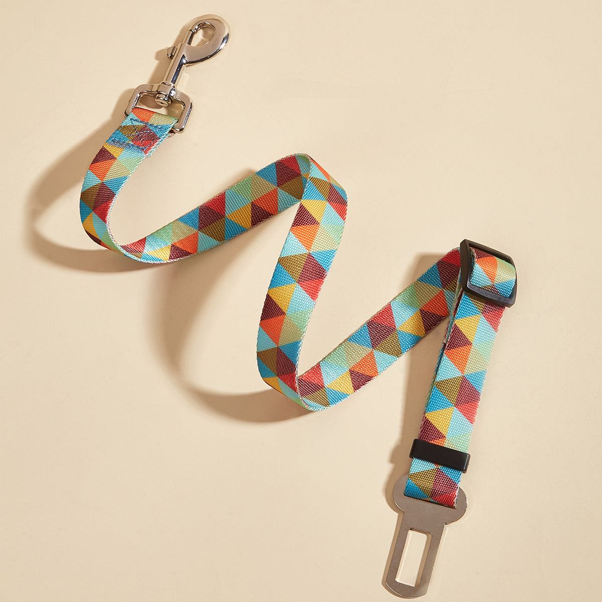KFX-9006269 Nylon Pet Car Seat Belt with Hand Holding Rope for Dogs - Various Colors Available