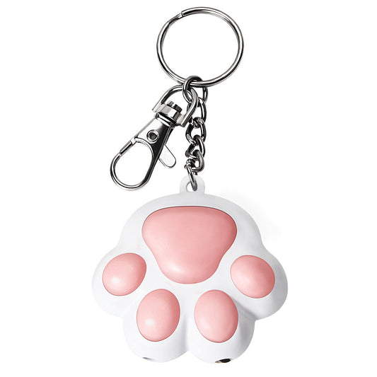 KFX-9013693 Cute Cartoon Cat Laser Toy with Self-Locking Three-Light Source and USB Charging