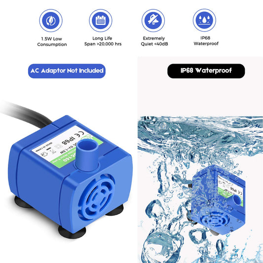 KFX-9014077 Pet Water Dispenser Pump for Easy Hydration and Regular Maintenance