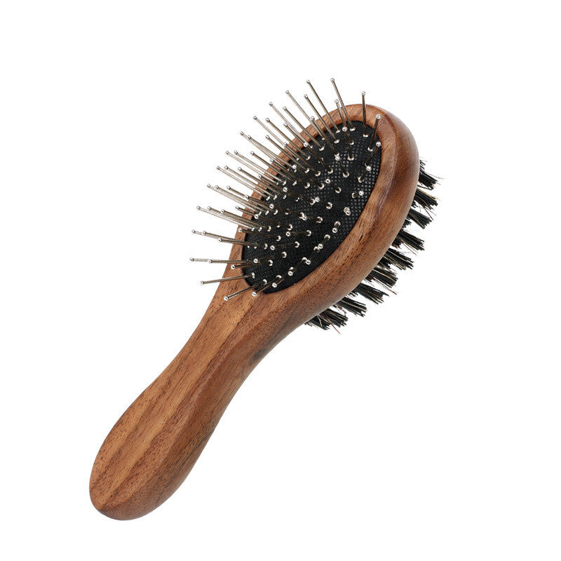 KFX-9017789 Pet Dog and Cat Grooming Knot Massage Comb Set with Nail Clippers and Storage Bucket
