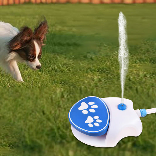 KFX-9018045 Automatic Outdoor Pet Water Dispenser - Blue and Orange PVC ABS Tableware