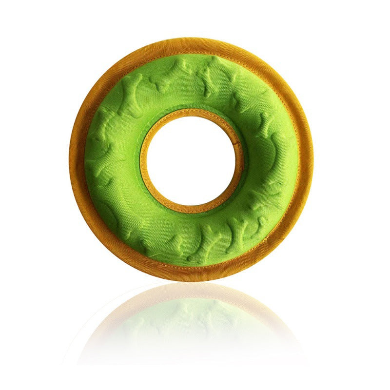 KFX-9018173 Interactive Floating Water Pet Frisbee - Bite Resistant Dog Toy, 9 Inches, Available in Multiple Colors