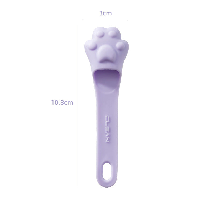 KFX-9019837 Finger Toothbrush for Small Dogs - Tooth Stain Removal - TPR Material - Pink, Yellow, Purple