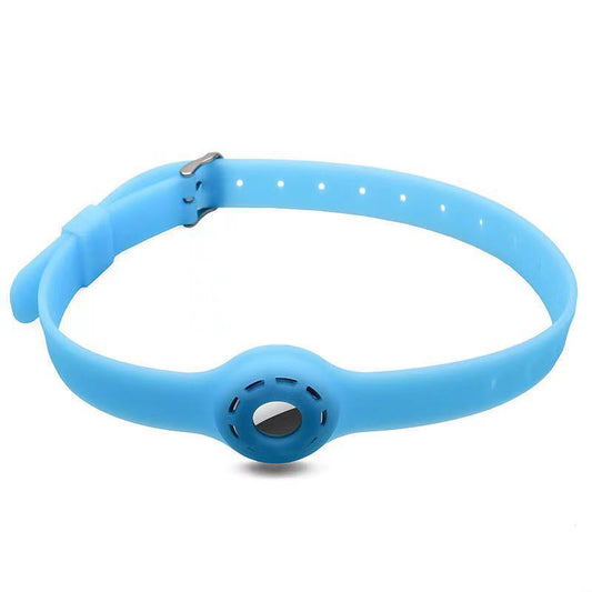 KFX-9019965 Silicone Anti-Loss Pet Collar with AirTag Holder in Multiple Colors