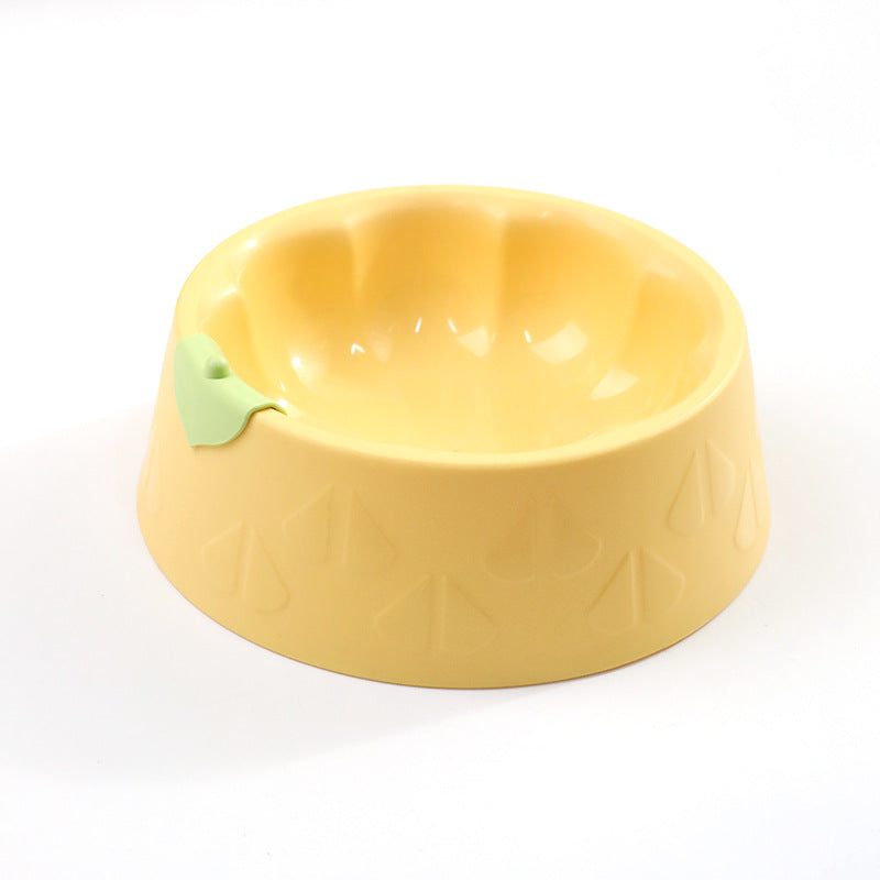 KFX-9025213 Pet Feeding Bowl Set for Dogs and Cats - Double Plastic Dish with Anti-Tipping Design, Easy to Clean