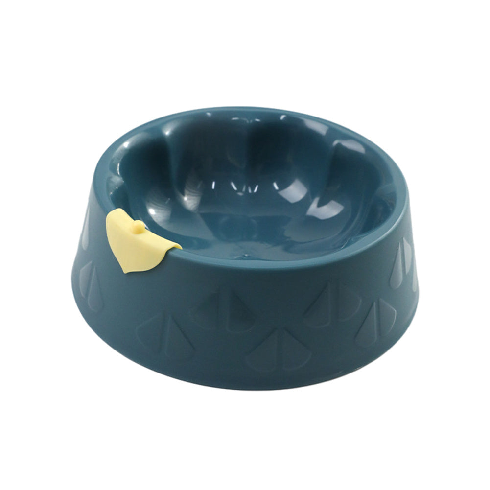 KFX-9025213 Pet Feeding Bowl Set for Dogs and Cats - Double Plastic Dish with Anti-Tipping Design, Easy to Clean