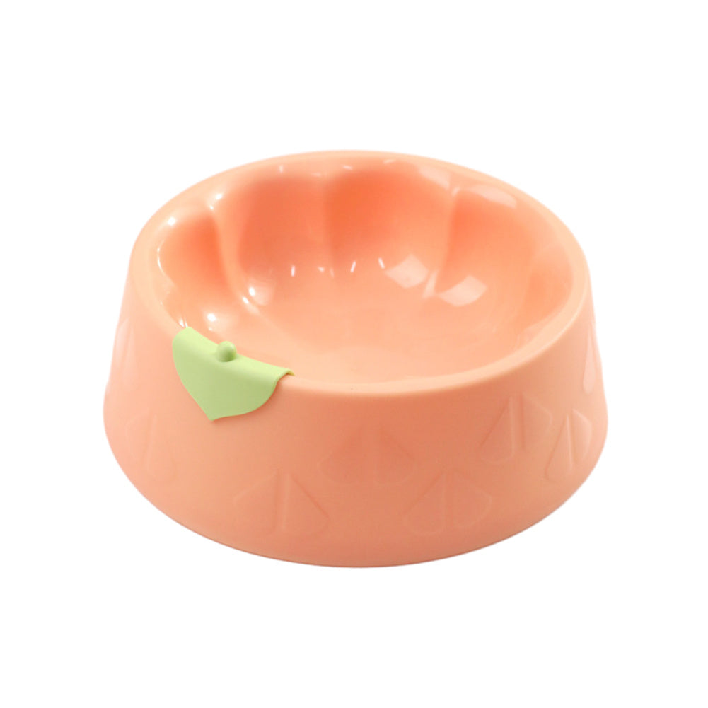 KFX-9025213 Pet Feeding Bowl Set for Dogs and Cats - Double Plastic Dish with Anti-Tipping Design, Easy to Clean