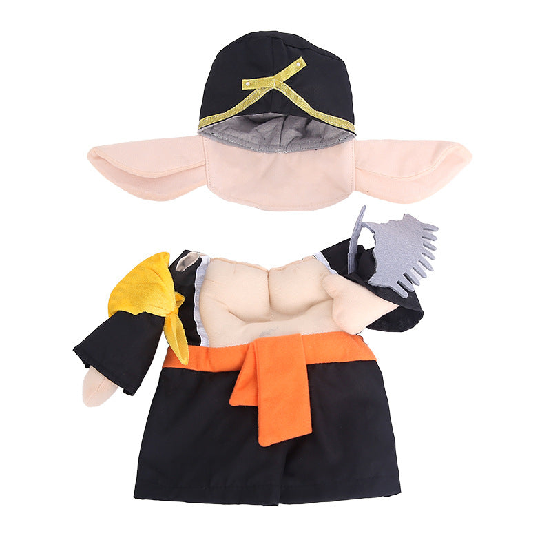 KFX-9028285 Dog Costume - Transformation Style Pig Outfit for Pets in Casual Wear - Sizes S to XL