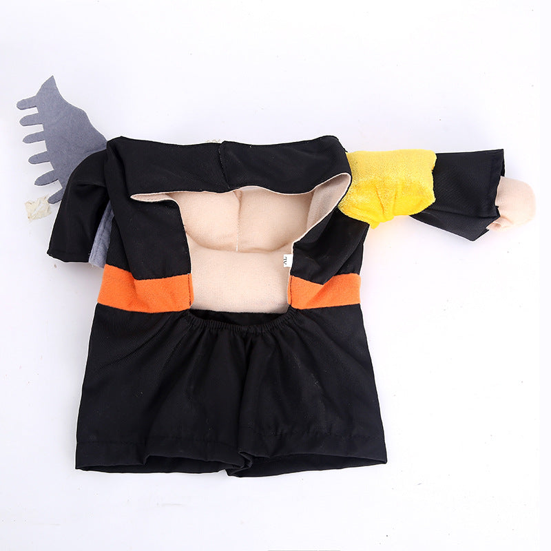 KFX-9028285 Dog Costume - Transformation Style Pig Outfit for Pets in Casual Wear - Sizes S to XL