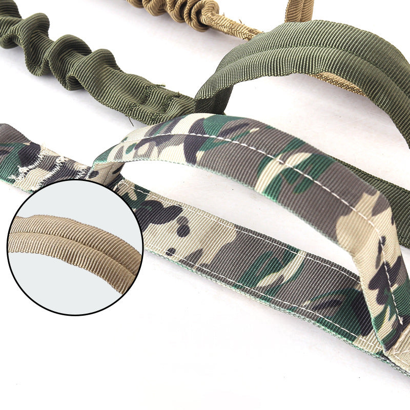 KFX-9033277 Adjustable Tactical Dog Leash and Collar Set for Medium and Large Dogs - Ideal for Walking and Training