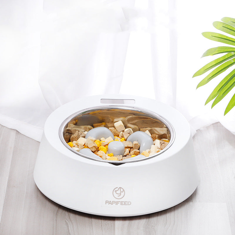 KFX-9033661 Smart Weighing Pet Food Bowl with Detachable Spoon and LED Display for Dogs and Cats