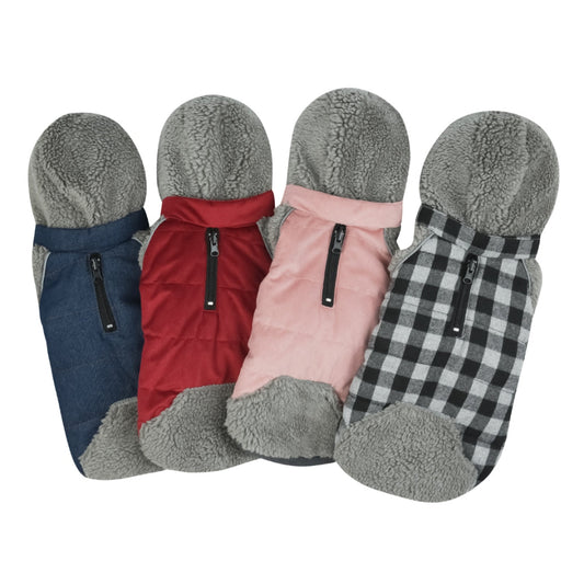 KFX-9037885 Detachable Double-Sided Dog Clothes in Various Colors and Sizes