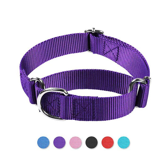 KFX-9041853 Adjustable Nylon Collar and Explosion-proof Dog Harness with Hand Holding Rope for Pets