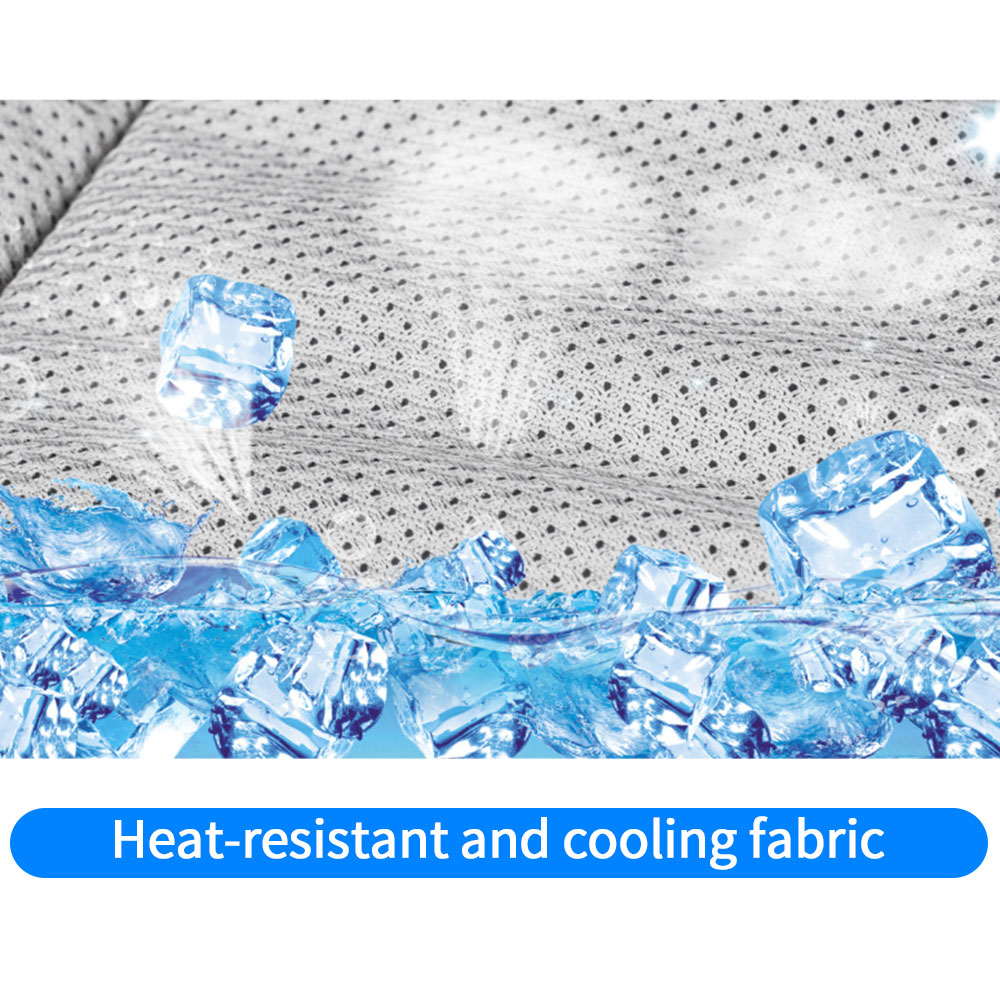 KFX-9043389 Cooling Vest for Dogs - Breathable Mesh with Heat-Resistant Fabric, Suitable for Outdoor Activities
