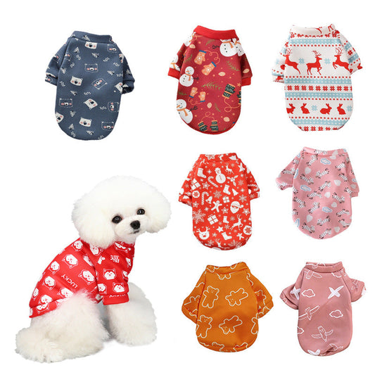 KFX-9044285 Warm Padded Pet Sweater for Autumn and Winter - Stylish Vest for Pets, Available in Multiple Sizes