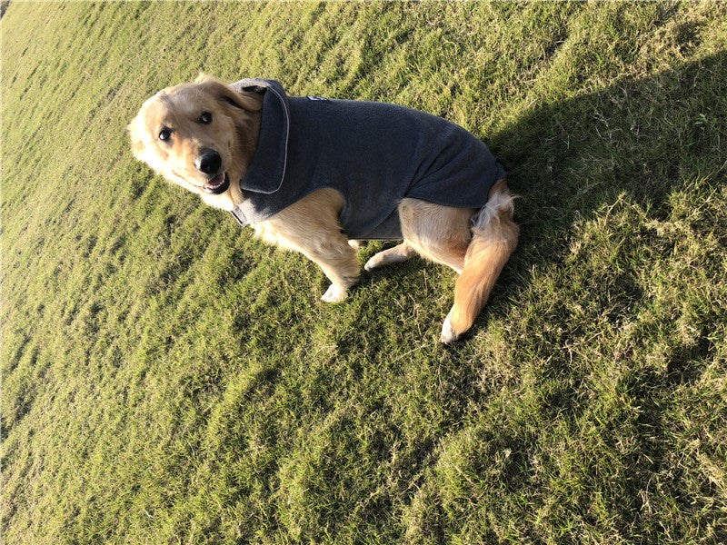 KFX-9047357 Cozy Polar Fleece Two-Sided Vest for Dogs - Autumn & Winter Pet Clothing
