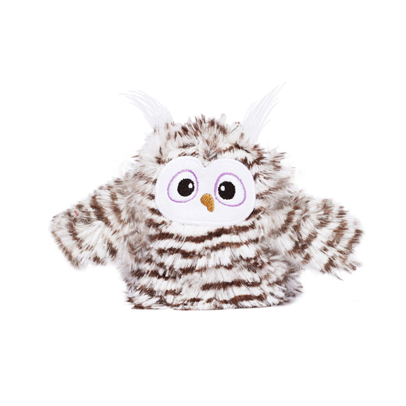 KFX-9049789 Owl Cat Teaser Stick with Sea Mother Fur and Cat Mint for Interactive Play