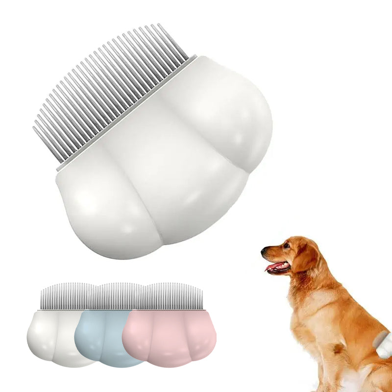 KFX-9050557 Universal Pet Grooming Comb for Dogs, Cats, and Rabbits - Detangling and Shedding Brush with Ergonomic Handle