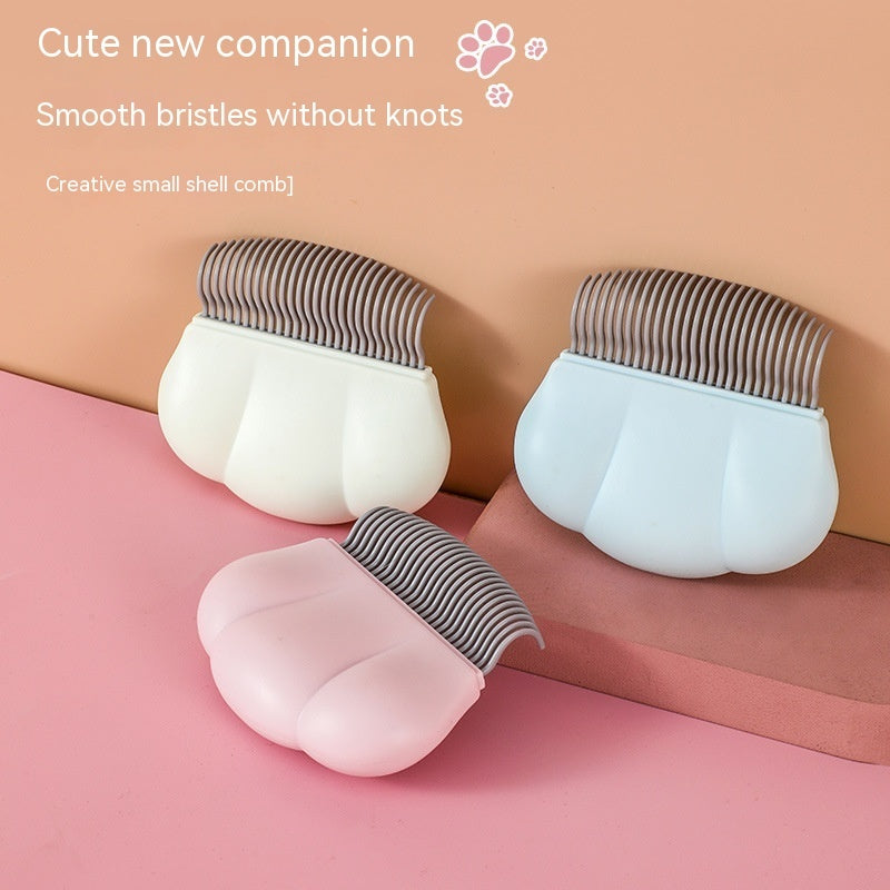 KFX-9050557 Universal Pet Grooming Comb for Dogs, Cats, and Rabbits - Detangling and Shedding Brush with Ergonomic Handle
