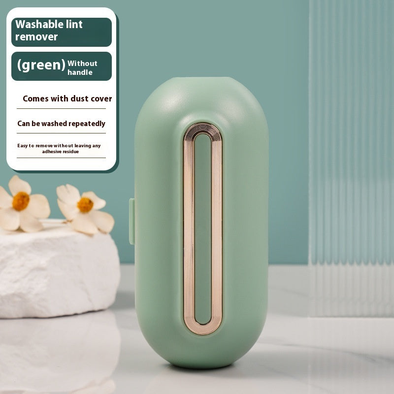 KFX-9056317 Portable Washable Hair Collector with Eco-Friendly Handle in Light Green and White Gold