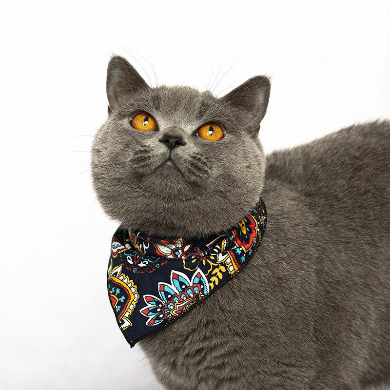 KFX-9058109 Brown Cowboy Hat with Triangle Scarf for Pets - Various Sizes Available