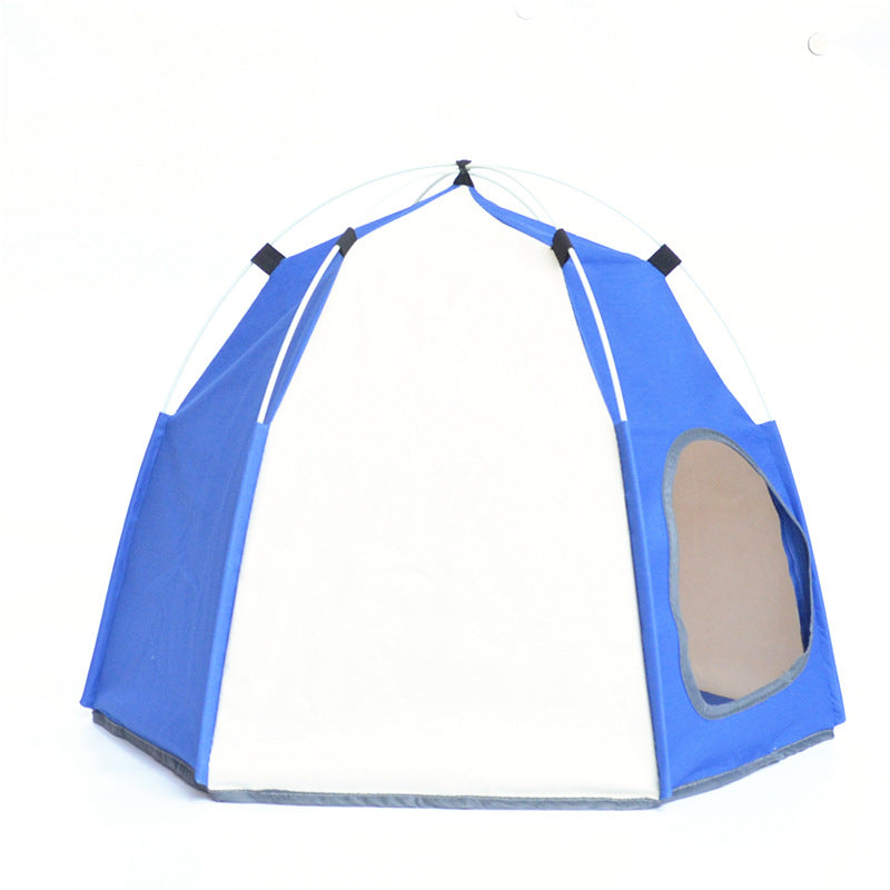 KFX-9071037 Hexagon Shaped Cloth Pet Tent Nest for Cozy Indoor Retreat