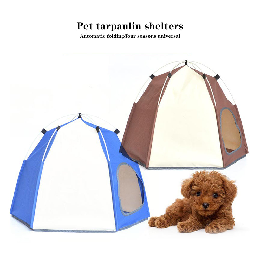 KFX-9071037 Hexagon Shaped Cloth Pet Tent Nest for Cozy Indoor Retreat