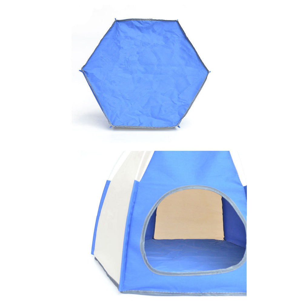 KFX-9071037 Hexagon Shaped Cloth Pet Tent Nest for Cozy Indoor Retreat