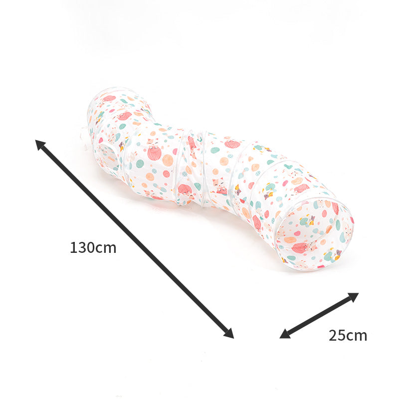 KFX-9071293 Universal Donut Cat Nest Tunnel for All Seasons - Various Colors and Styles Available