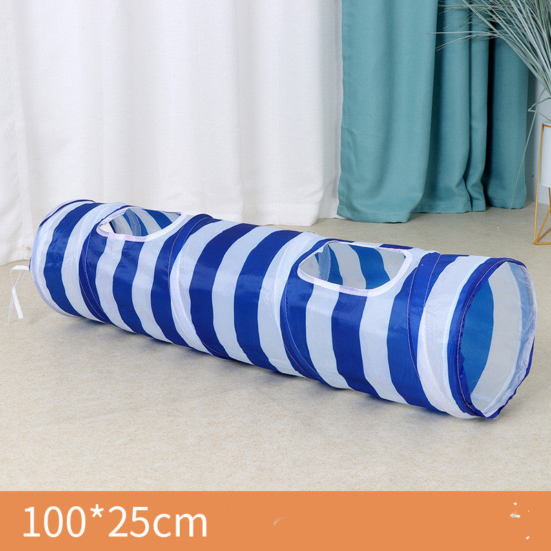 KFX-9071293 Universal Donut Cat Nest Tunnel for All Seasons - Various Colors and Styles Available