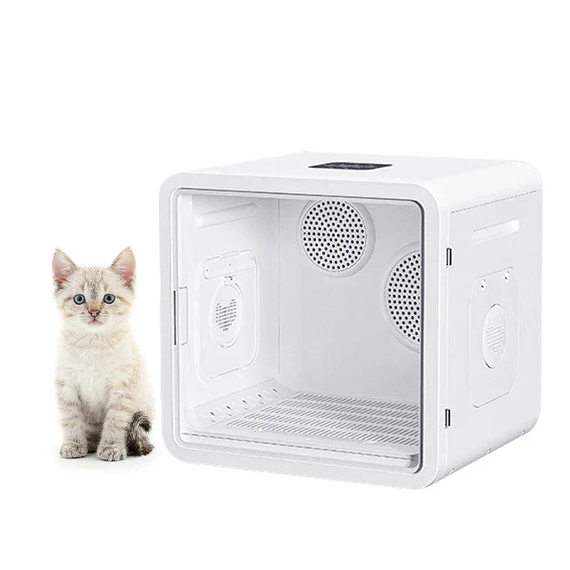 KFX-907347 Large-Capacity 82L Automatic Pet Dryer Box for Dogs and Cats, Eco-Friendly ABS Plastic, Modern Design, 1200W Power
