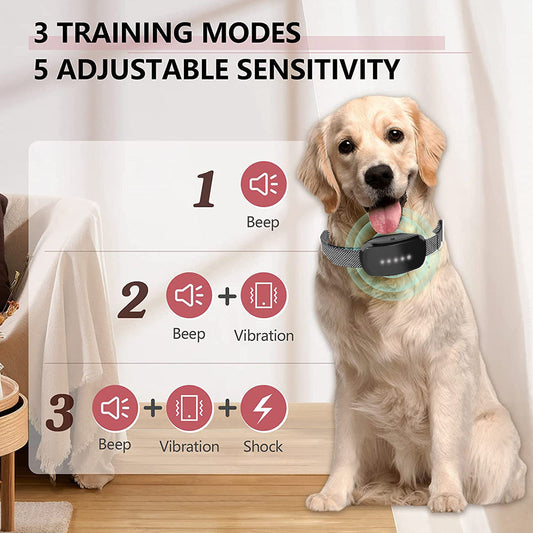 KFX-9073981 Small Smart Bark Stopper with Precision Control - Safe and Non-Harmful for Dogs